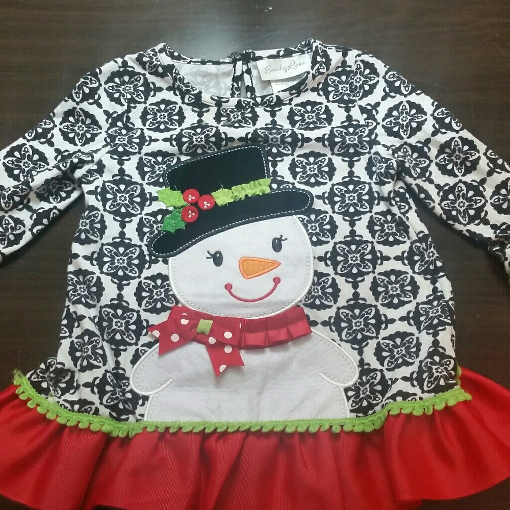 Snowman Ruffle Outfit